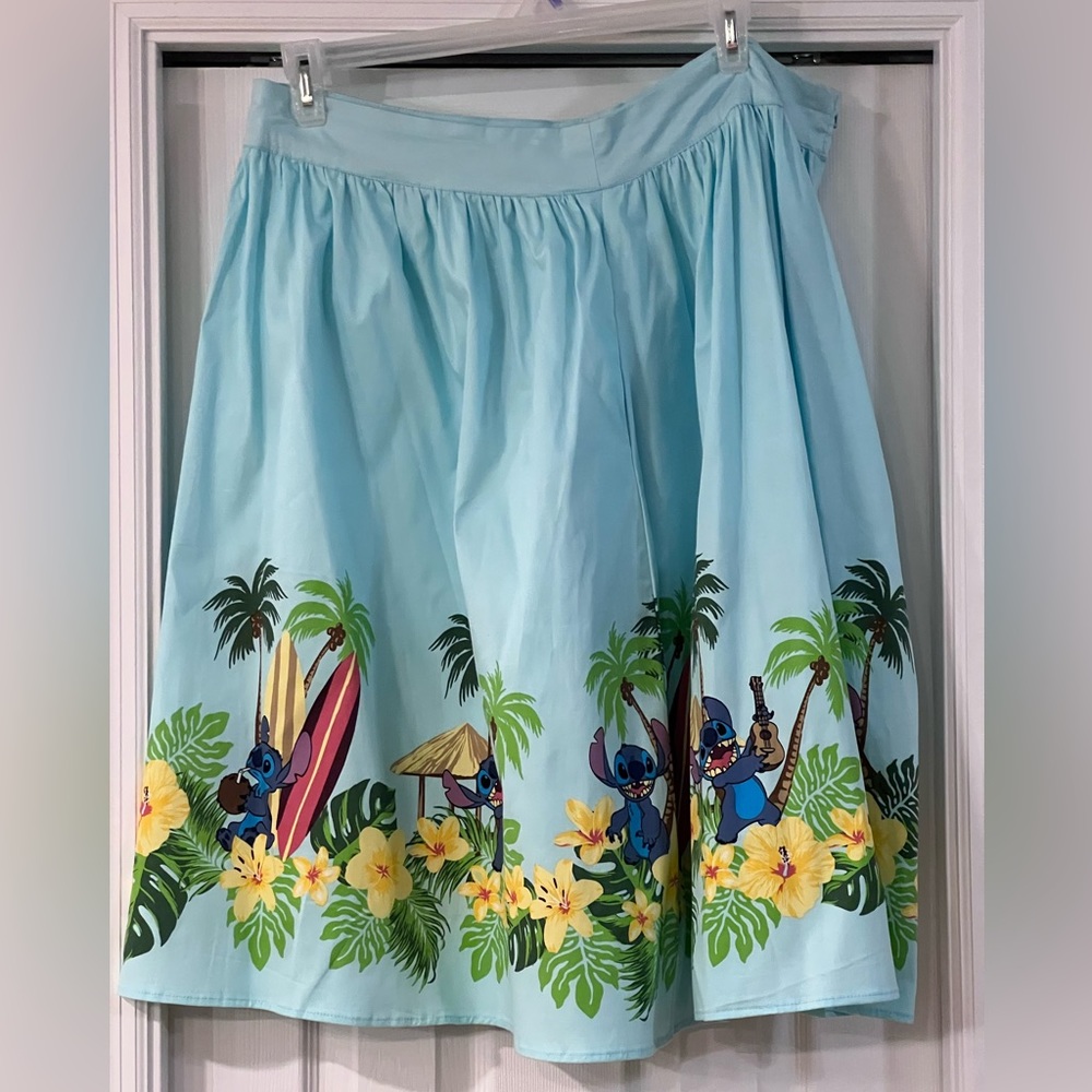 Disney Torrid Lilo and Stitch Tropical Beach Circle Skirt Aloha Sz 18 New w Tags